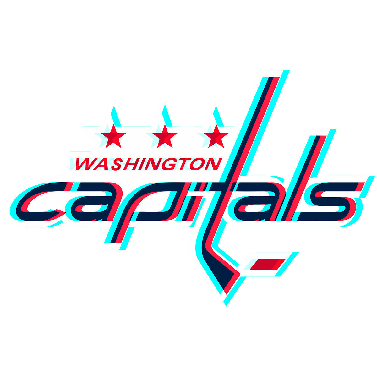 Phantom Washington Capitals logo vinyl decal